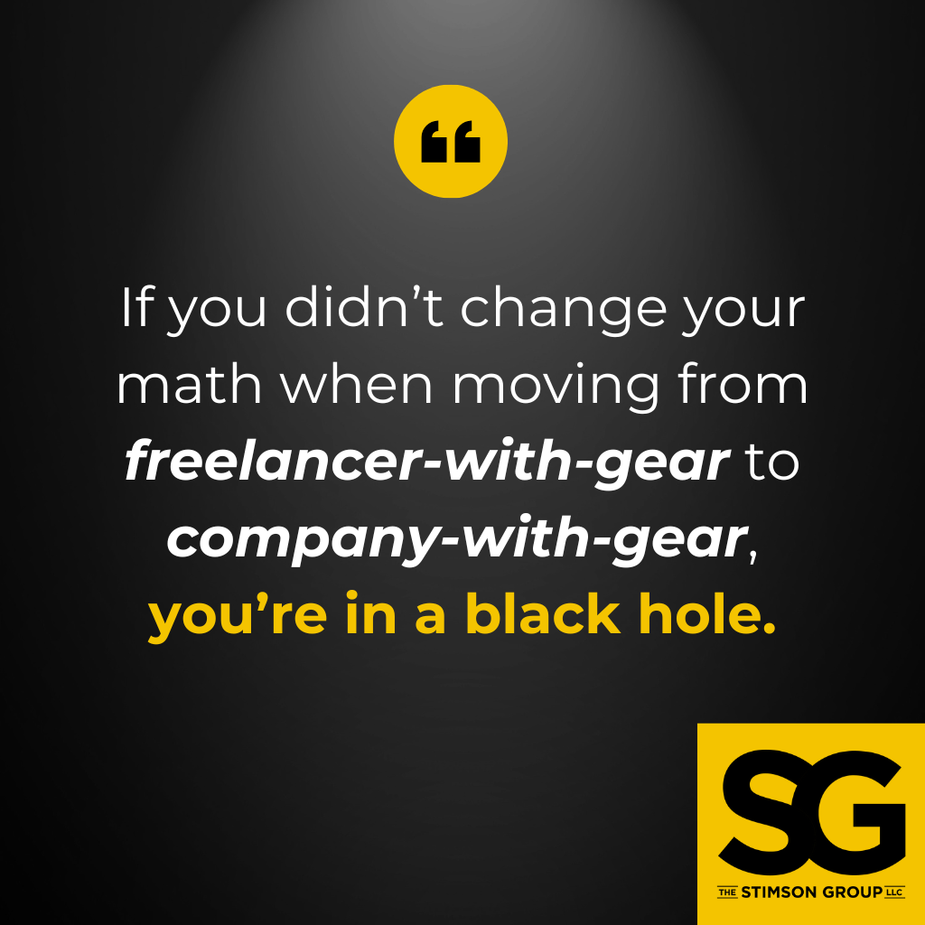 Quote: Stop Renting Gear and Start Making Money